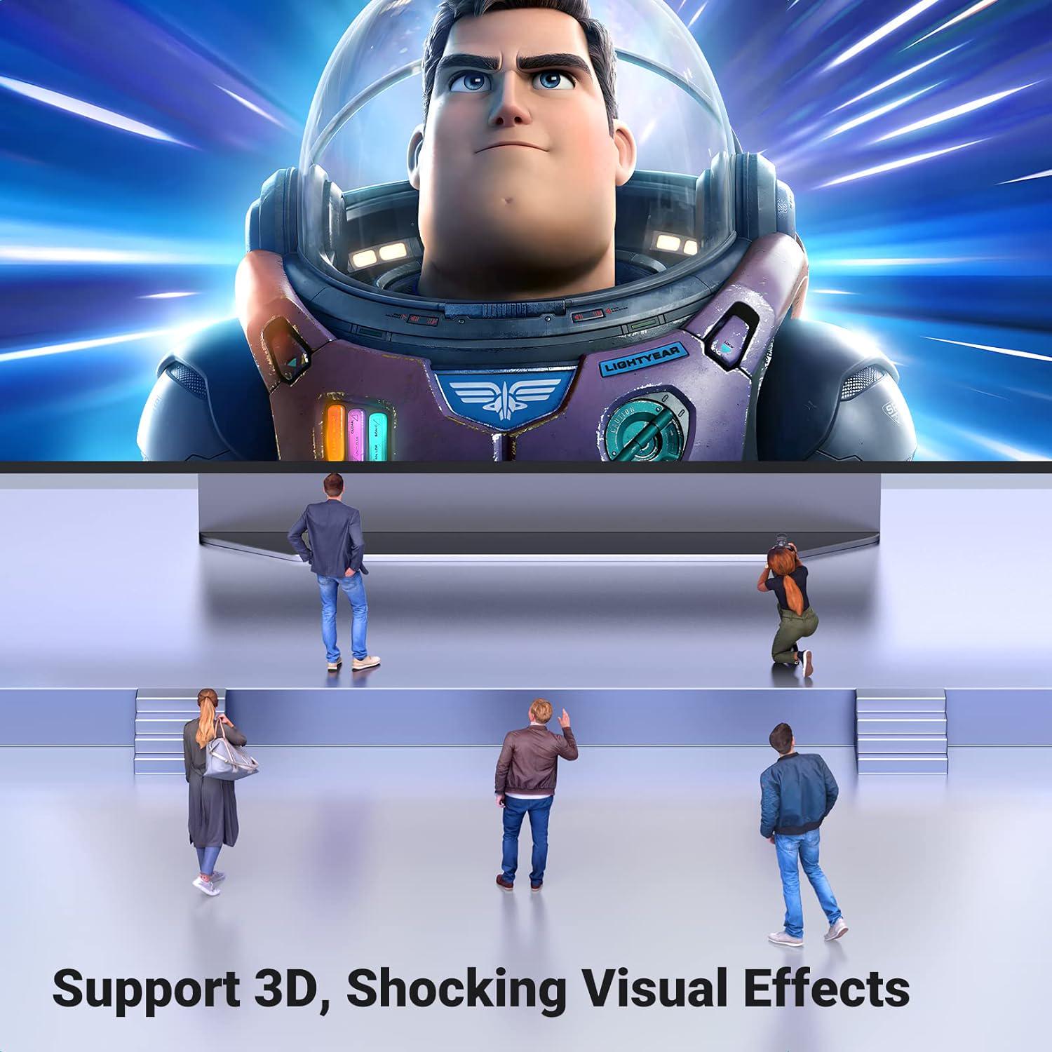 Кабель двонаправлений UGREEN micro HDMI-HDMI 2.1 8K 60Hz 4K 144Hz 1080P 240Hz 48 Гбіт/с HDR 10+ eARC HDMI-C на HDMI-A 1 м Чорний (15516) - фото 12