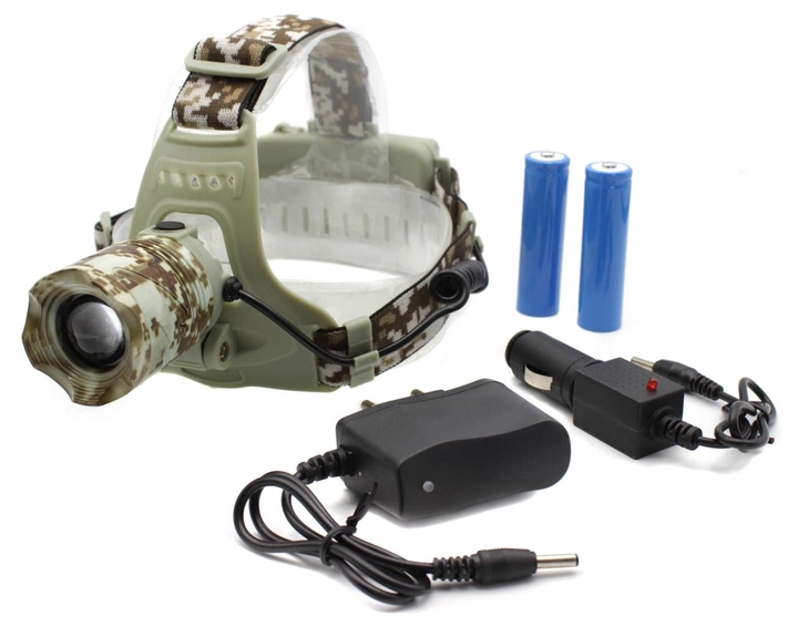 Ліхтар акумуляторний на голову RB121 Камуфляж
