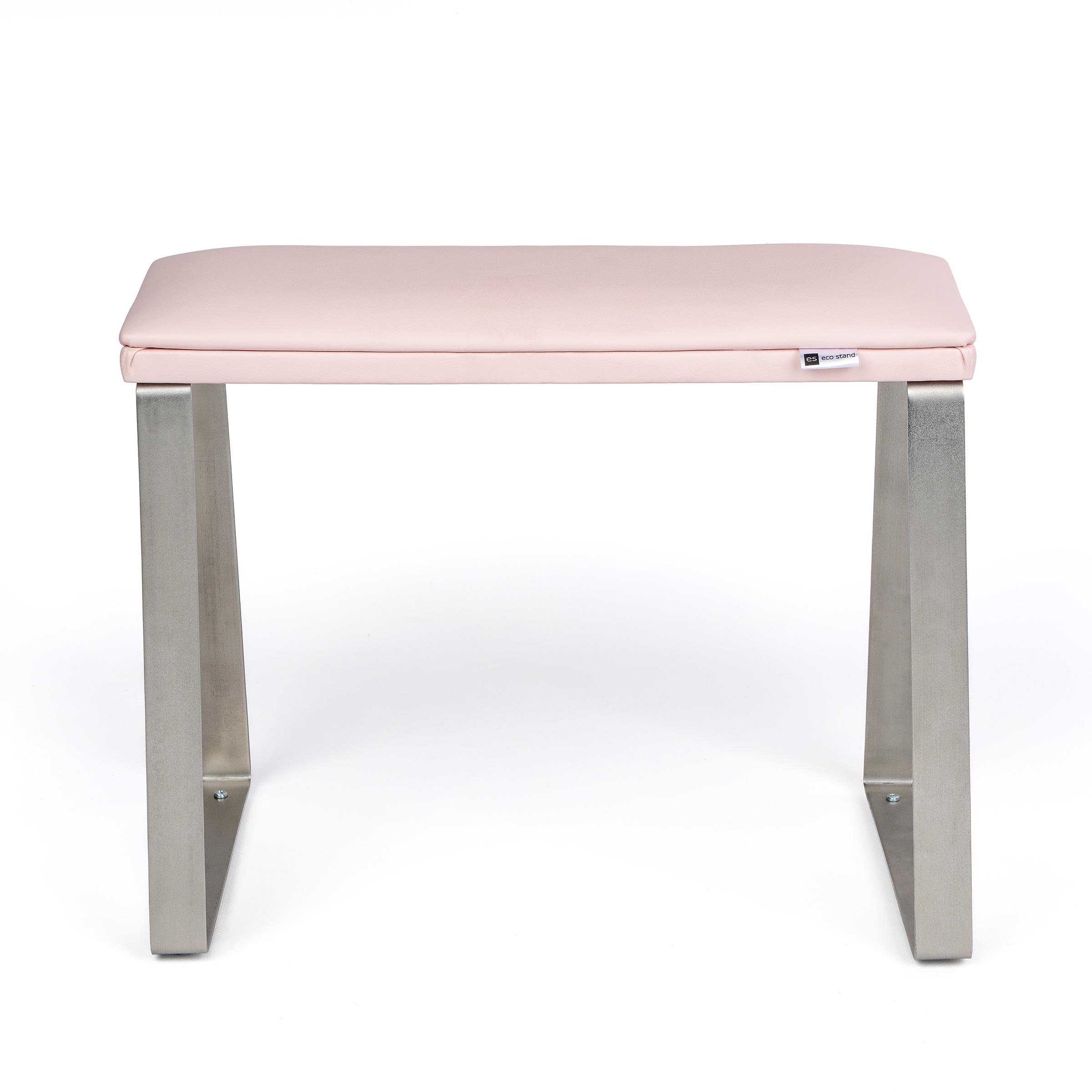 Педикюрная подставка для ног eco stand PADIX на металлических ножках Розовый (26398052) - фото 2
