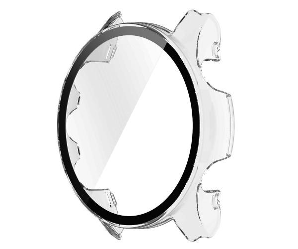 Чехол с защитным стеклом Protective Cover with Glass для Garmin Forerunner 255S Прозрачный