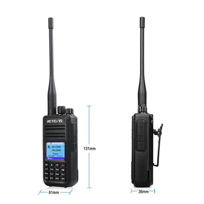 Рация цифровая Retevis RT3S DMR с шифрованием 2-х диапазонная с аналоговым режимом 5 Вт (100891) - фото 6