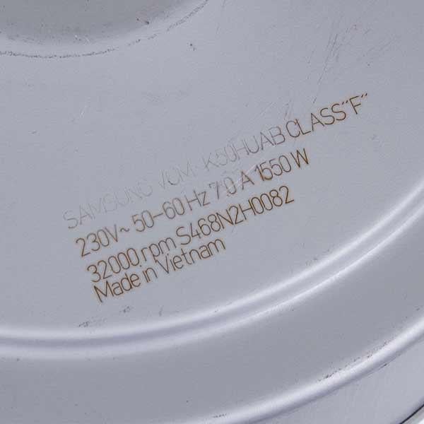 Двигатель пылесоса Samsung DJ31-00007S 1560W D 135/84 мм H 35/97 мм (00000000108) - фото 5