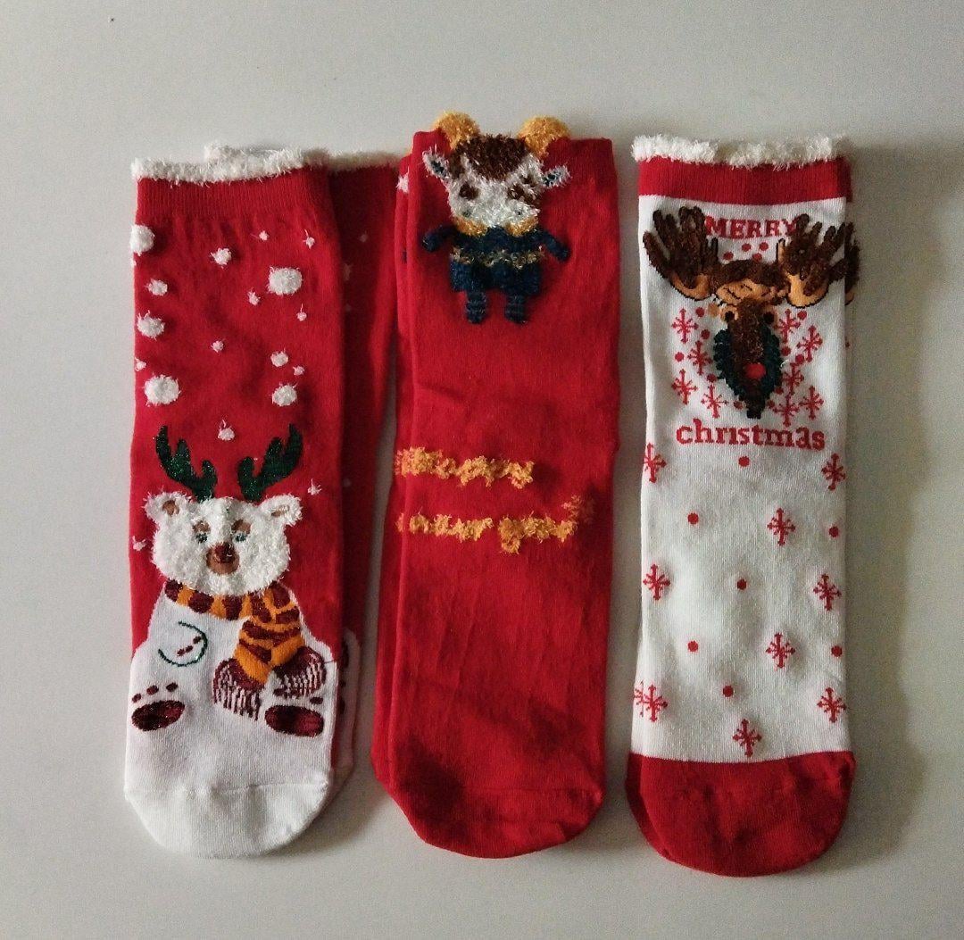 Шкарпетки Cristmas Socks 3 шт. р. 35-38