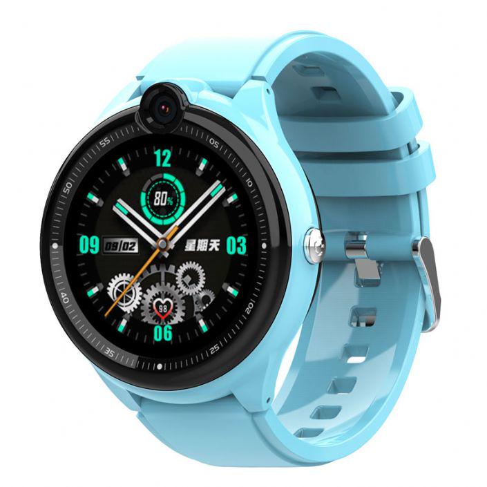 Смарт-годинник дитячий з відеодзвінком Wonlex KT26 WI-FI GPS SIM-карта Blue (18341)