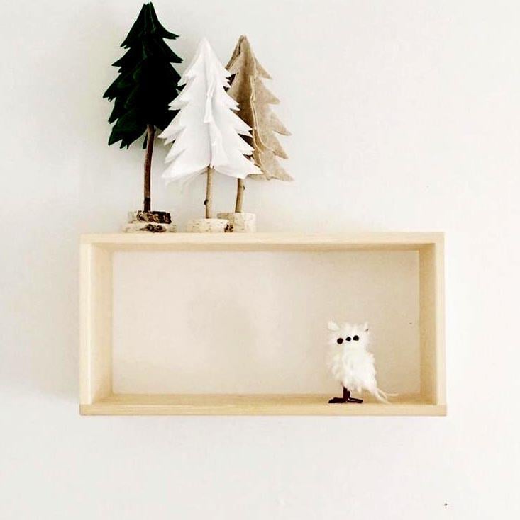 Полка книжная настенная из дерева Да Винчи Зефир (КПГ-001301)