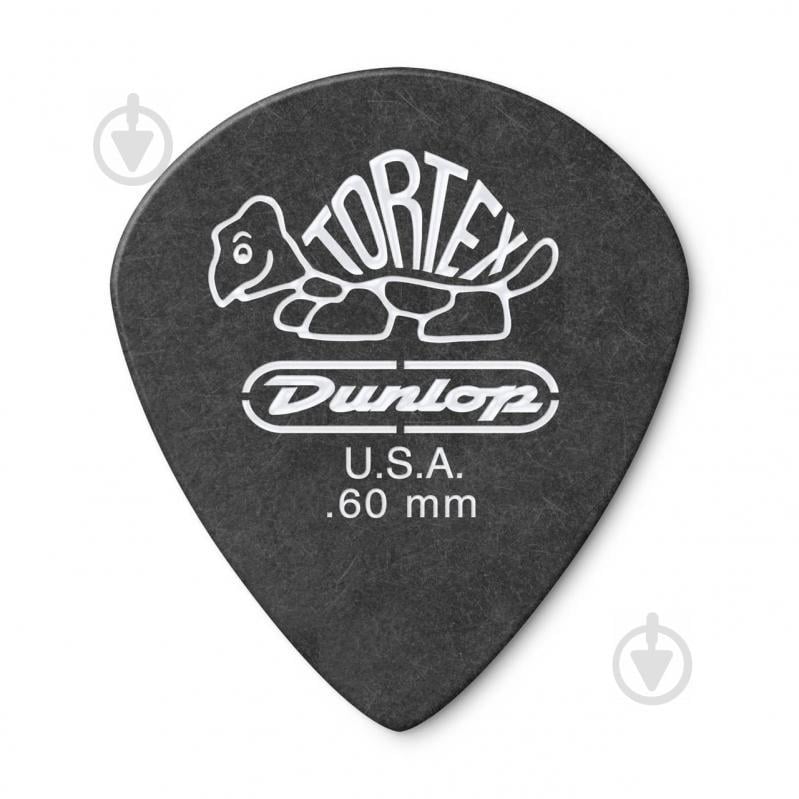 Медиатор Dunlop 4820 Tortex Pitch Black Jazz III Guitar Pick 0.60 mm (1 шт.)