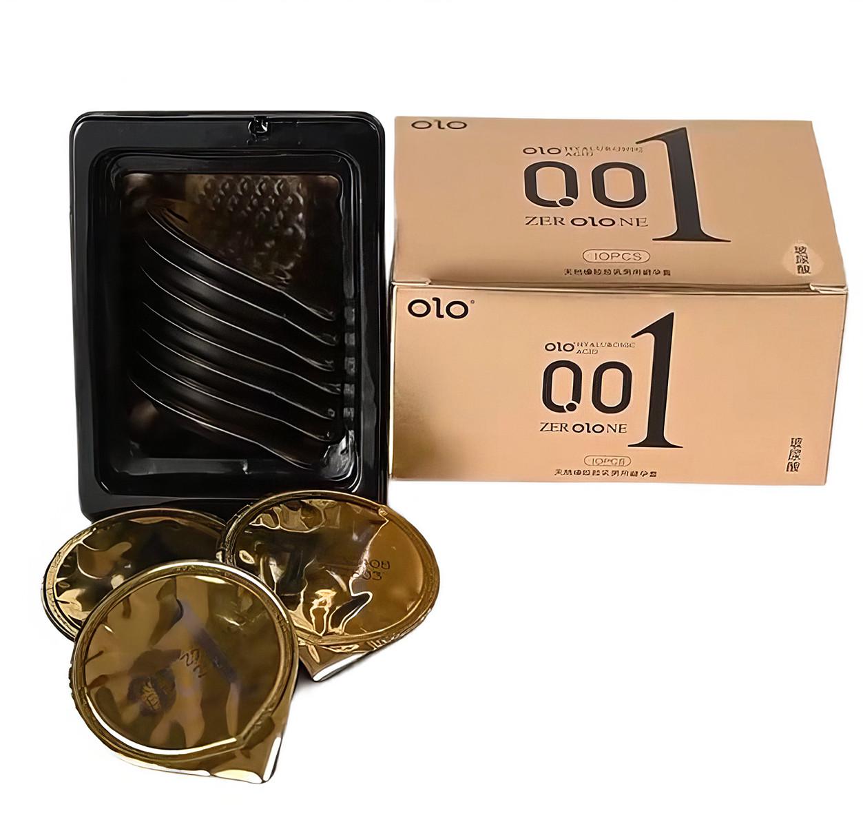 Презервативы премиум класса OLO ZERO ONE с гиалуроновой смазкой 10 шт. (OLO_230618)