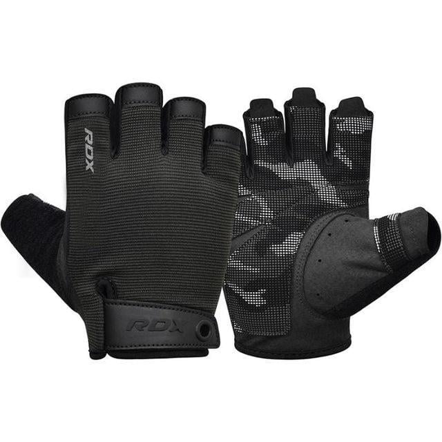 Рукавички для фітнесу RDX T2 Half Plus-S Black (3019812268)
