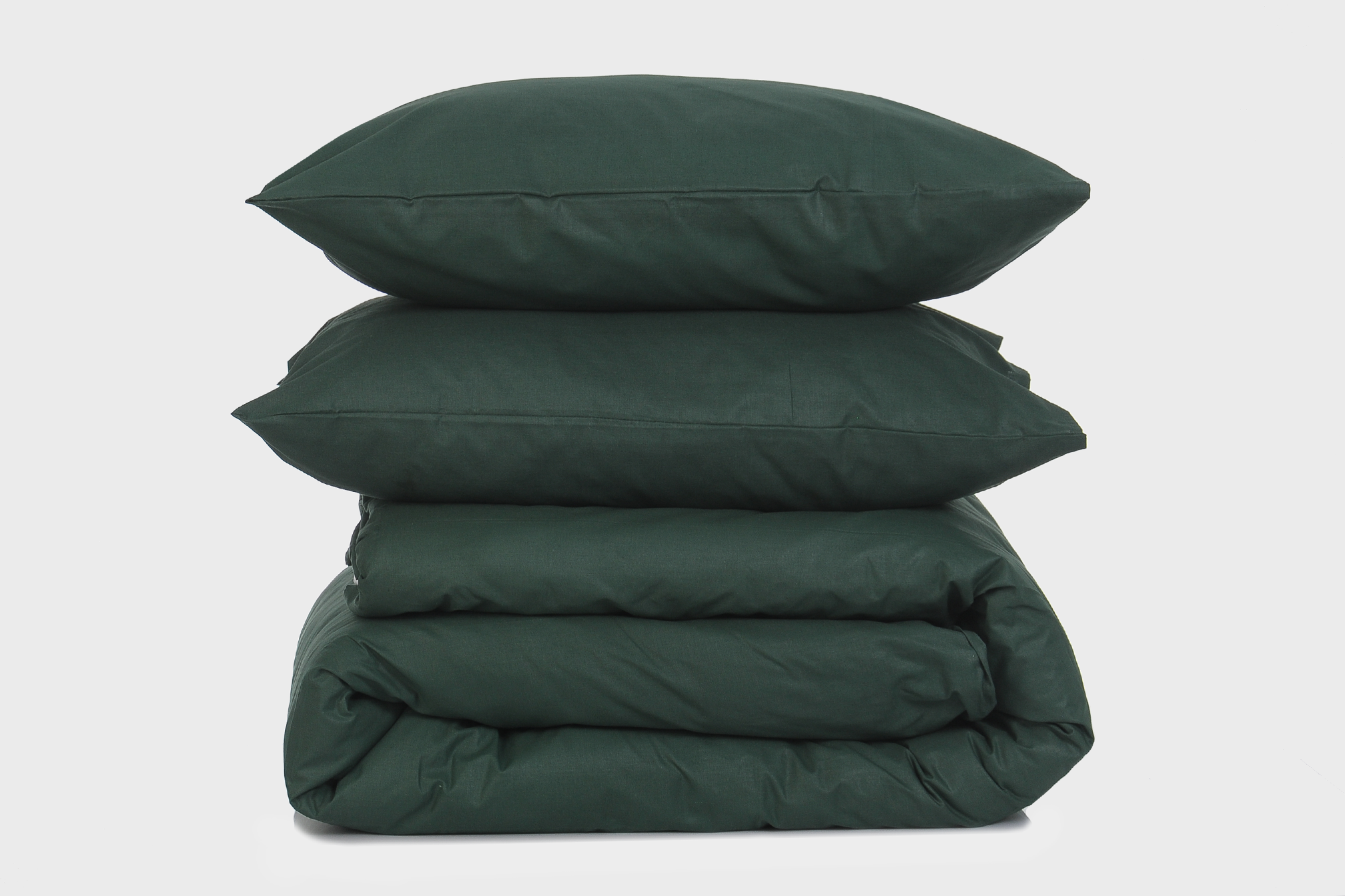 Комплект постельного белья двуспальный Amore Glux-1057 бязь Изумрудный (KPB-A2-Glux-1057(50x70)_)