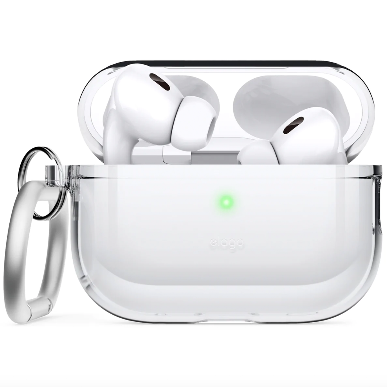 Чохол для навушників з карабіном Elago Clear Hang Case for Airpods Pro 2nd Gen, Transparent (EAPP2CL-HANG-CL)