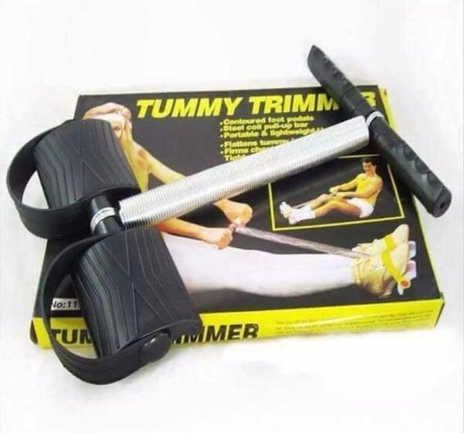 Эспандер Tummy Trimmer пружинный для фитнеса Черный (AD21-205) - фото 2