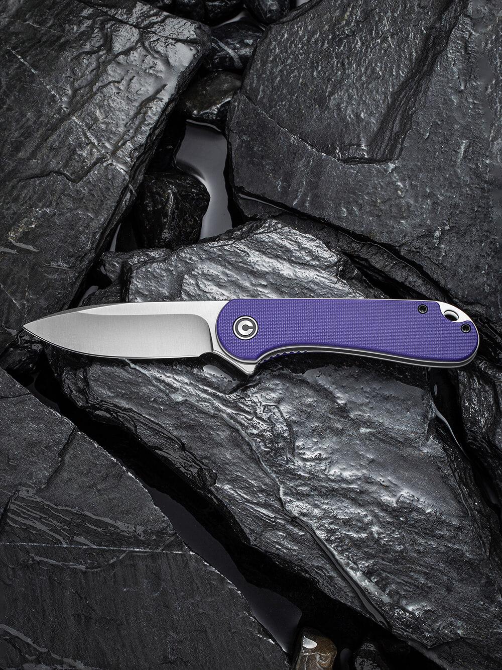 Туристичний ніж кишеньковий складаний Civivi Elementum C907V Purple (31615) - фото 8 Туристичний ніж кишеньковий складаний Civivi Elementum C907V Purple (31615) - фото 8