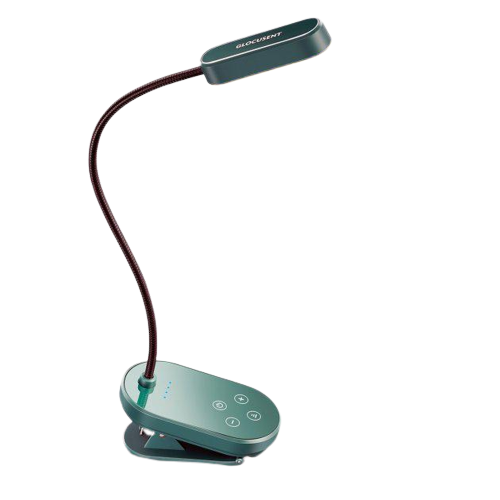 Лампа настільна акумуляторна Glocusent Mini clip-on Book light 1600/3000/5000K 80h Green (567639)