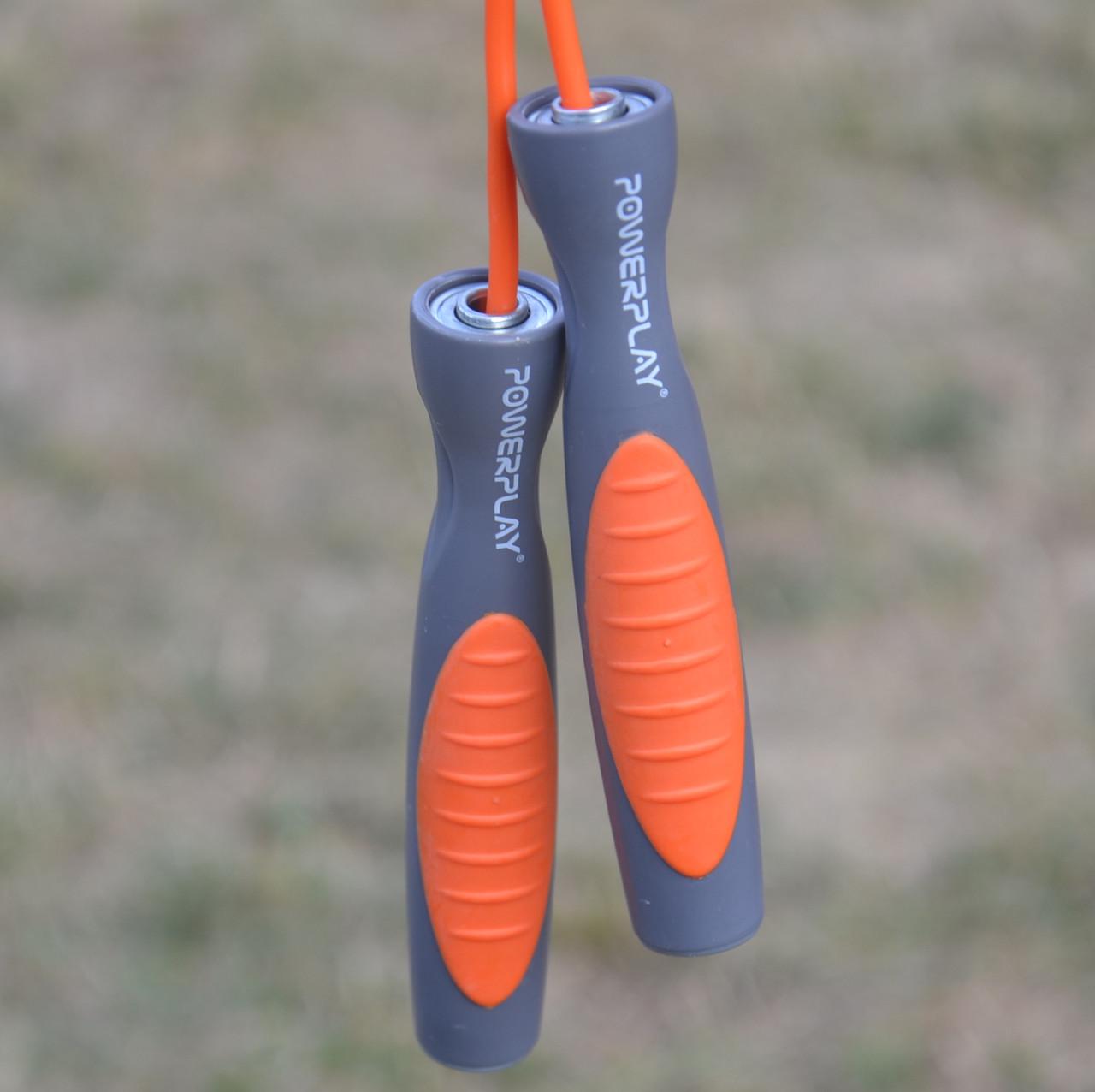 Скакалка PowerPlay 4204 Classic Jump Rope 2,7 м Оранжевый (A-011767) - фото 7 Скакалка PowerPlay 4204 Classic Jump Rope 2,7 м Оранжевый (A-011767) - фото 7