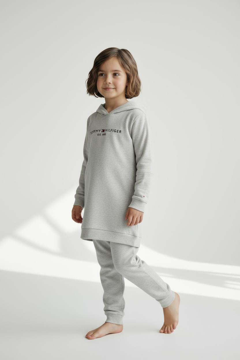 Платье Tommy Hilfiger 6/7 лет 116-122 см Серый (001299223)