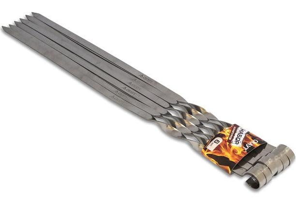 Набор шампуров Kamille Скаут 6шт. 45 см