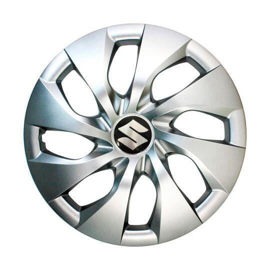 Автомобильные колпаки SKS 416 R16 с логотипом Suzuki 4 шт. Серебристый