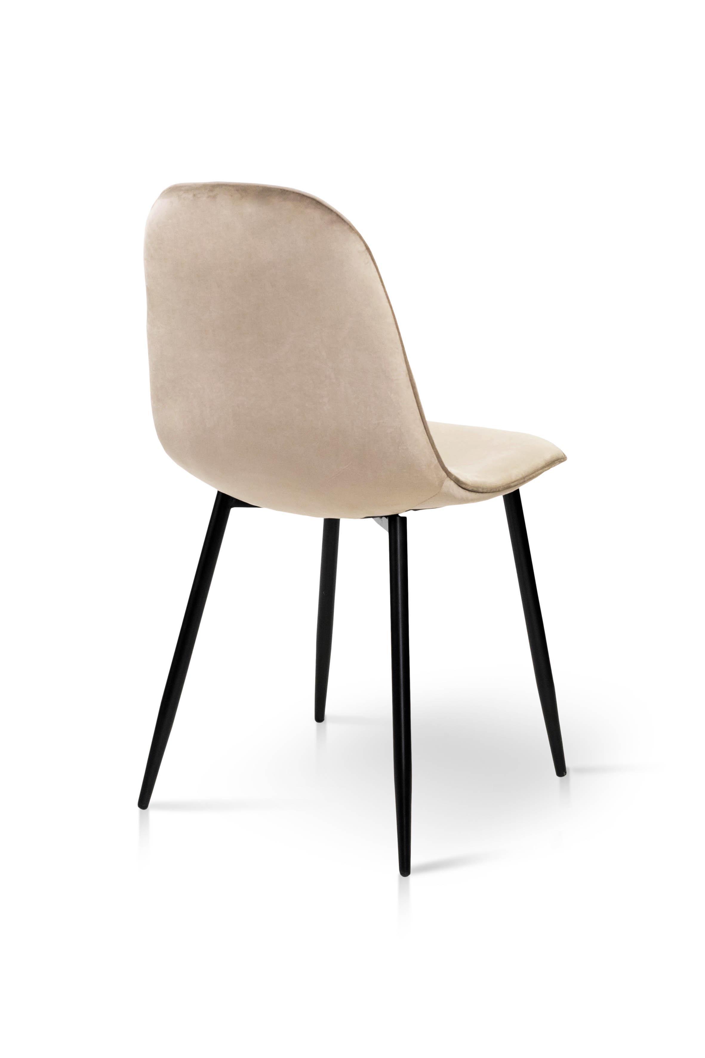 Стілець для кухні та вітальні ГРЕЙС Марс 430х860х490 мм Чорний/Мокрий пісок (GAА0056396) - фото 4 Стілець для кухні та вітальні ГРЕЙС Марс 430х860х490 мм Чорний/Мокрий пісок (GAА0056396) - фото 4