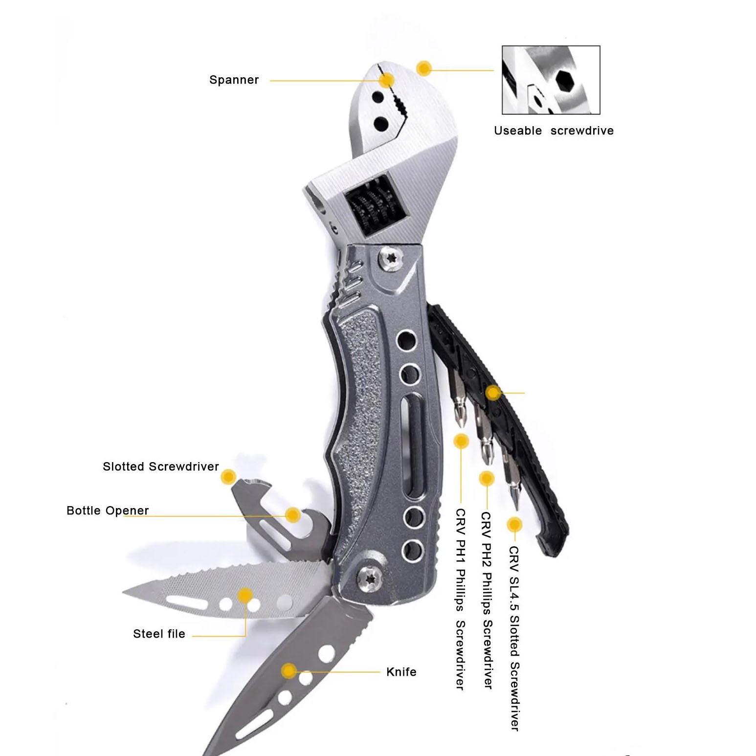 Мультитул Traveler Premium MT-093 6в1 Black (614690) - фото 2