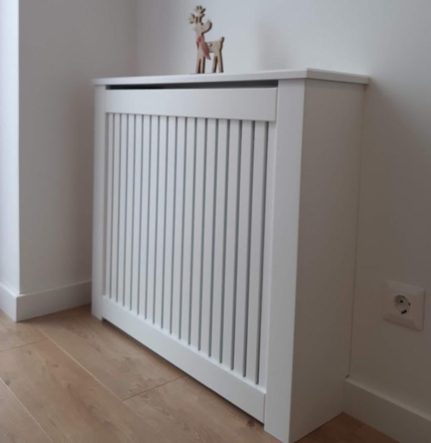 Экран декоративный короб на батарею отопления R145-K70 Белый - фото 4