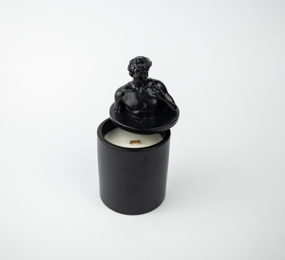 Аромасвечка Гранд Презент David Agarwood 100% wood wax 165 г Black (nac 1006bl)