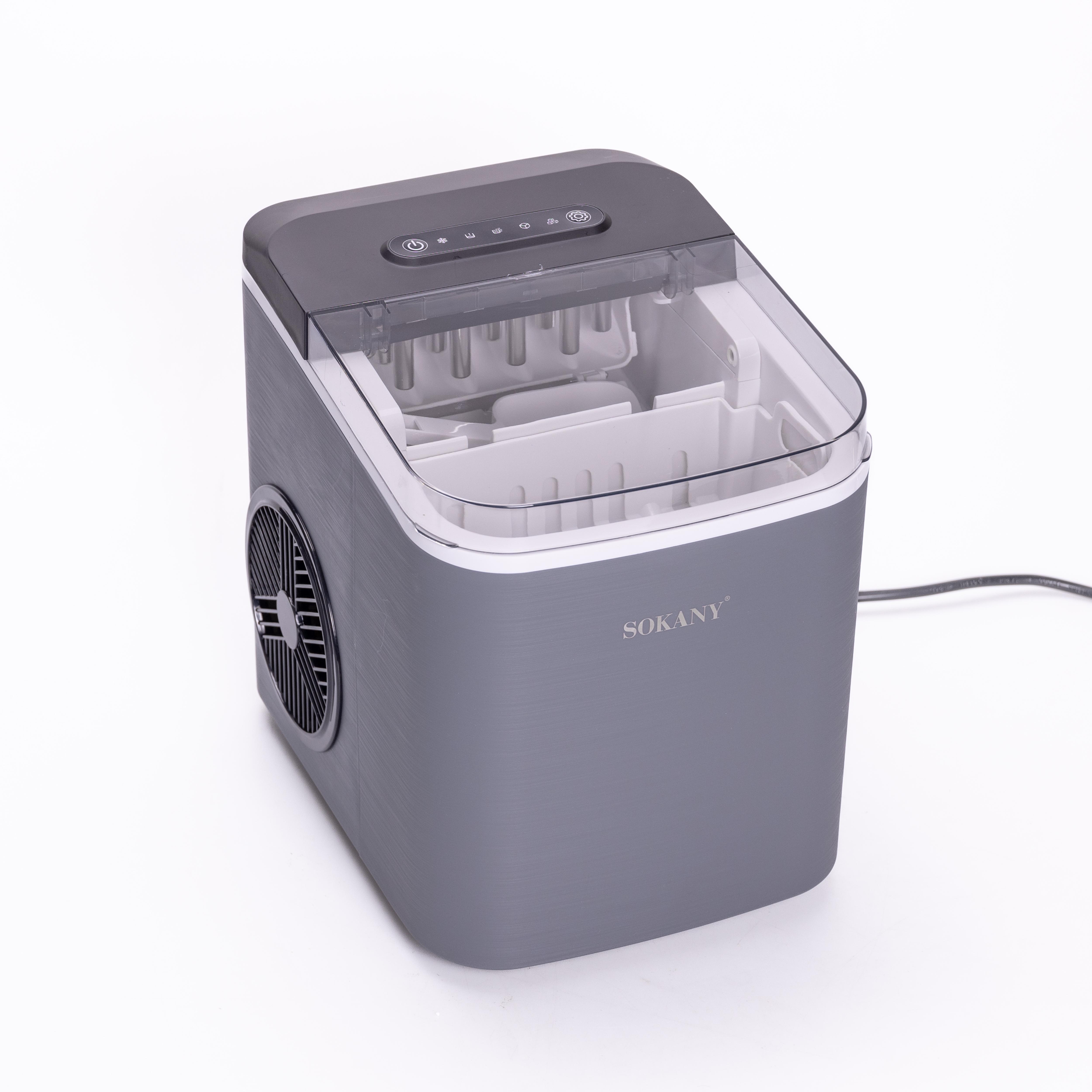 Льдогенератор Sokany SK-03038 із пластиковим корпусом 112 Вт Чорний (147-107-SK-03038) - фото 8