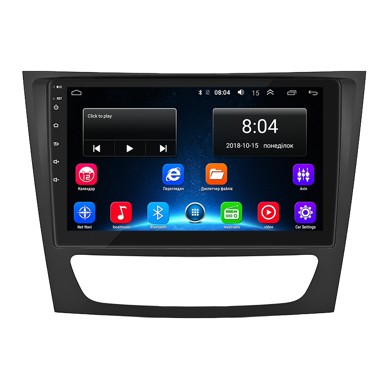 Магнітола штатна 9" Lesko для Mercedes-Benz E-Клас III W211/S211 2002-2006 2/32Gb Wi-Fi GPS Base