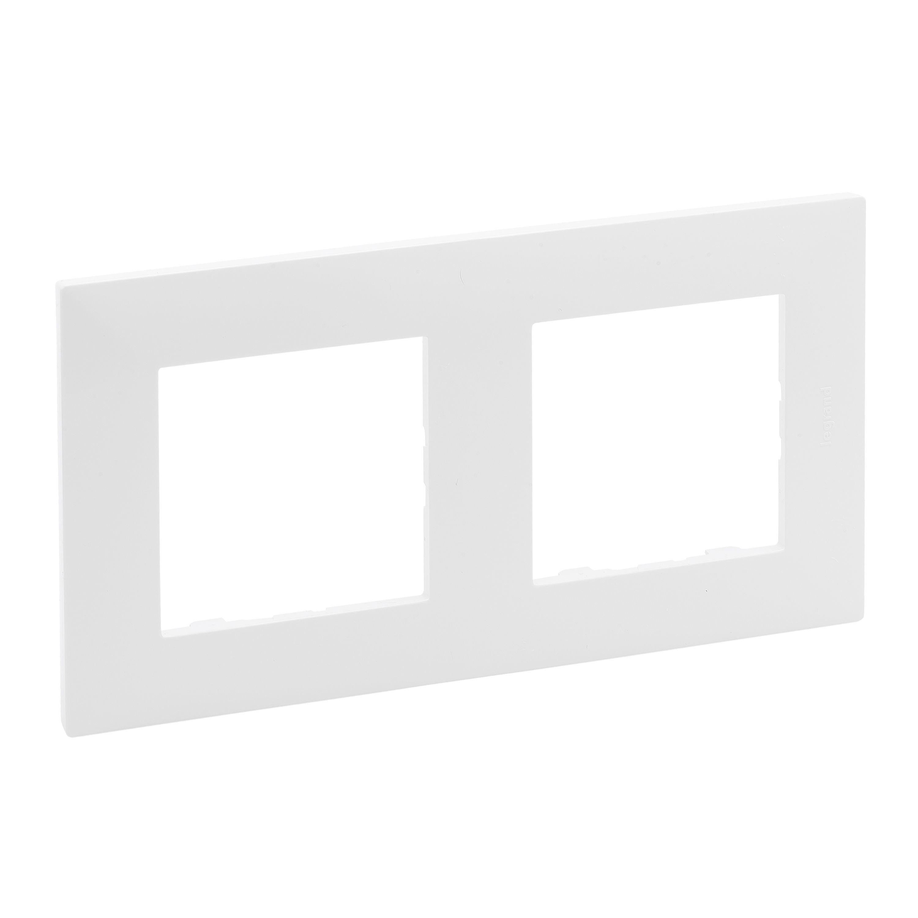 Рамка Legrand NILOE STEP 2-постовая Белый (863192)