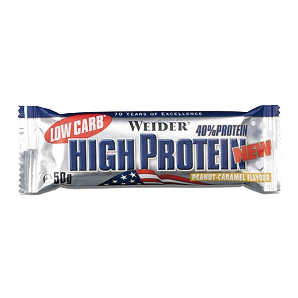 Батончик спортивный Low Carb High Protein bar Caramel nut 50 г