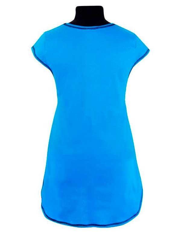 Туника женская летняя 620 р. 64/66 Голубой (2217514717) - фото 3