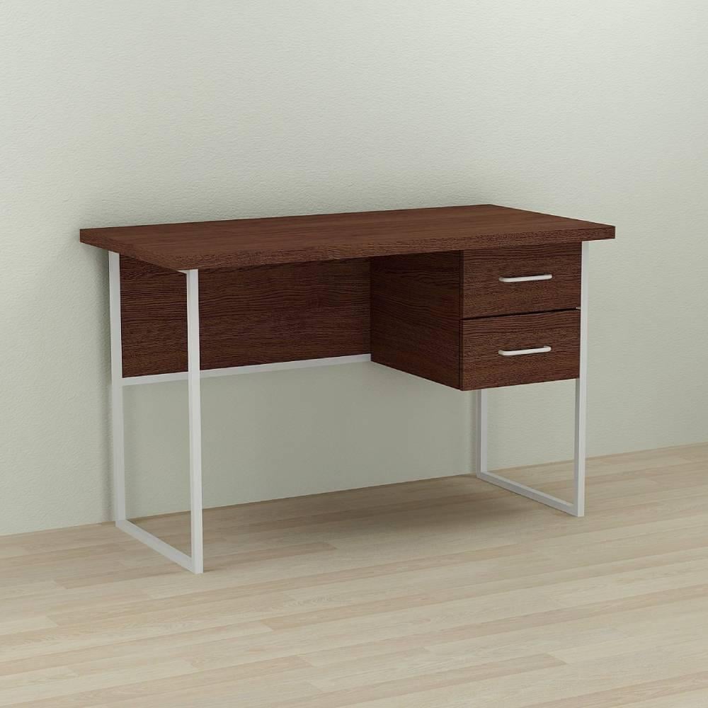 Компьютерный стол Ferrum-decor Дакота ДСП 32 мм 75x120x70 см Белый/Венге (FRD-105777)