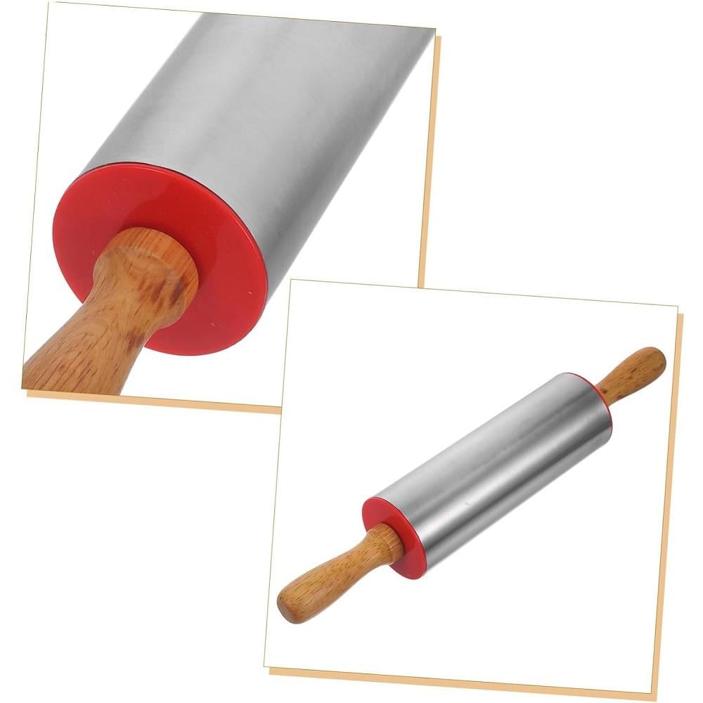 Скалка R97326-30 SS з валиком що обертається 30х5 см - фото 3 Скалка R97326-30 SS з валиком що обертається 30х5 см - фото 3