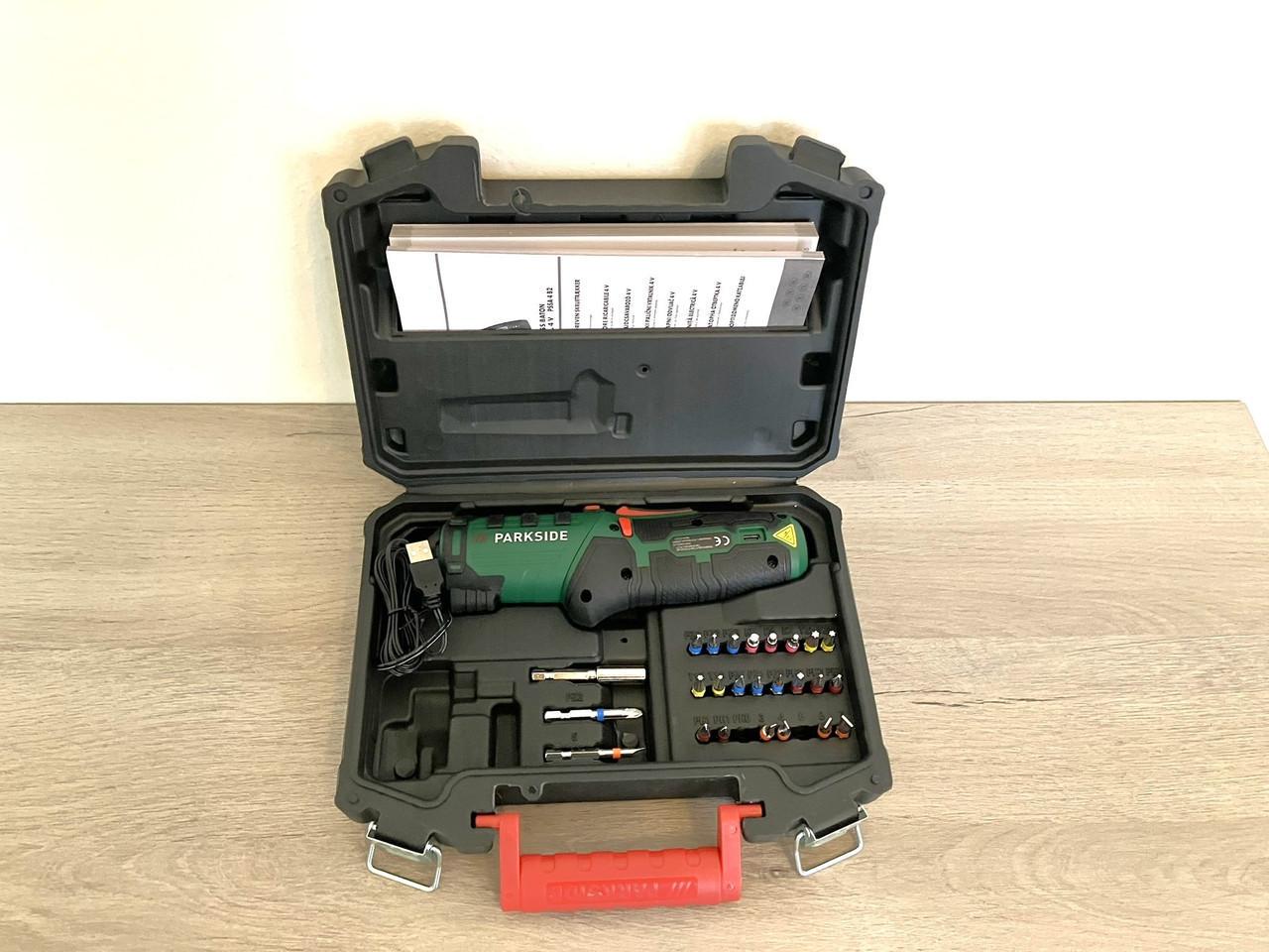 Отвертка аккумуляторная PARKSIDE PSSA 4 B2 4 V 1500 mAh 10 Nm - фото 4 Отвертка аккумуляторная PARKSIDE PSSA 4 B2 4 V 1500 mAh 10 Nm - фото 4