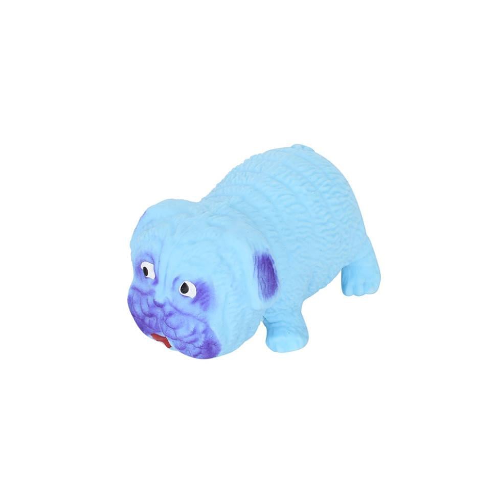Игрушка детская Мопс тянучка-антистресс 8 см Синий (SX-362-B-67)