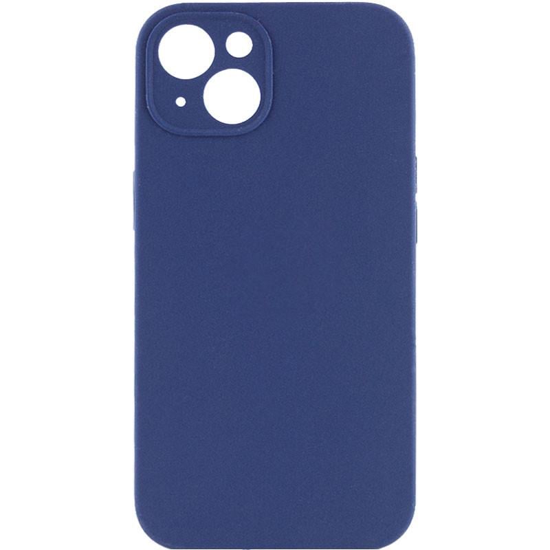Противоударный чехол Silicone Case Full Camera Protective (AA) NL для Apple iPhone 13 (6.1") Синий / Deep navy
