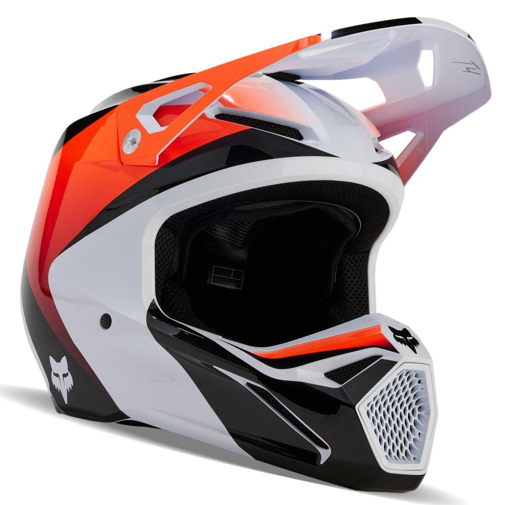 Мотошолом Fox V1 STREAK HELMET XL White (30783)