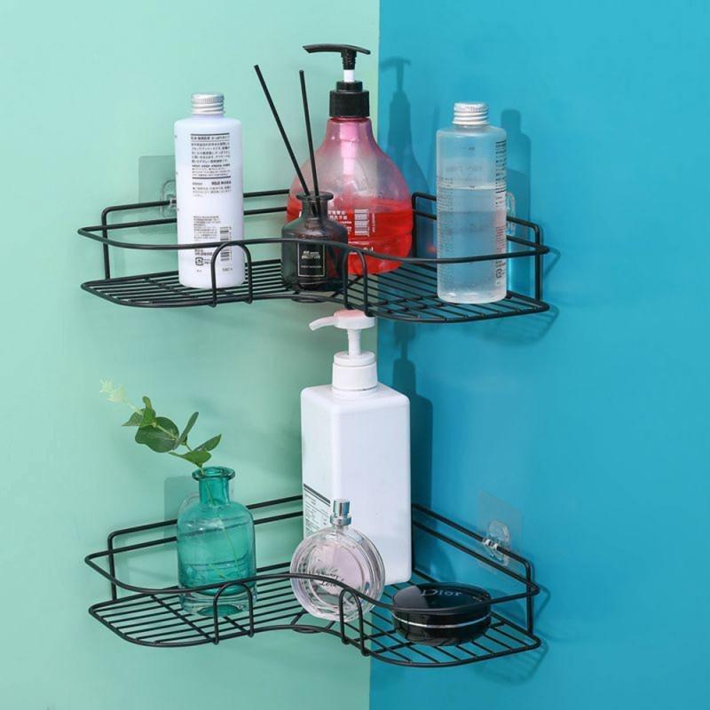 Полка для ванной угловая Metal Bath Holder металлическая до 13 кг 36 см 2 шт. (b03cf46d) - фото 8