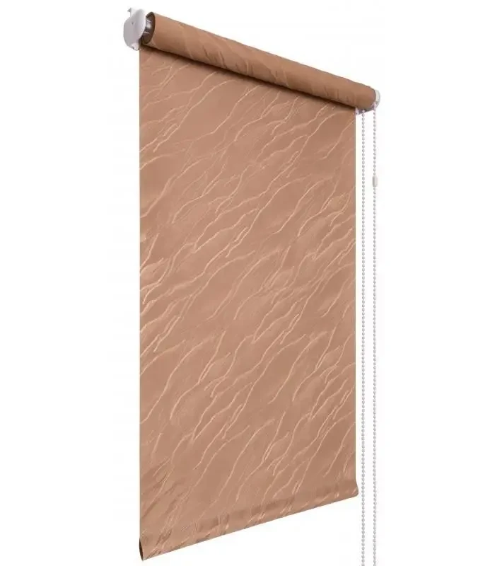 Рулонная штора Woda 1827 тканевая 170х160 см Коричневый