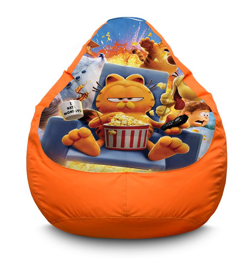 Кресло-мешок iPuff Cat Garfield Movie оксфорд XXXL 100х135 см Оранжевый (113685-2)