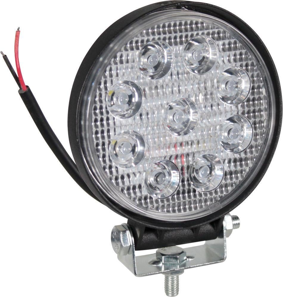 Фара світлодіодна AMiO LED 9W 6000К 110 мм (02420)