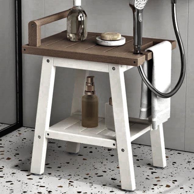 Табурет для ванной из дерева Насбаум Зефир/Сепия (ТВН-00632008)