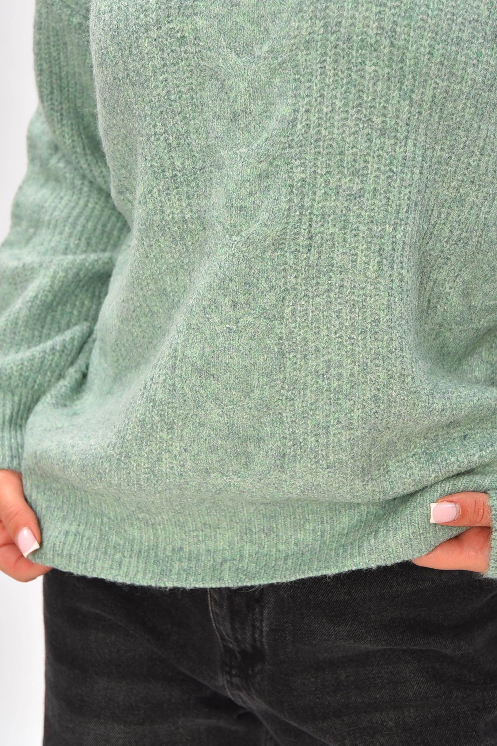 Светр жіночий 206604 однотонний M-XL М'ятний (206604_!335393_44-48) - фото 4 Светр жіночий 206604 однотонний M-XL М'ятний (206604_!335393_44-48) - фото 4