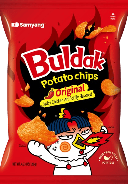 Чипсы Samyang Buldak Potato Chip Original 120 г (2797877950)