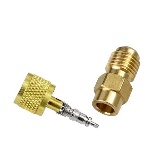 Фтористий перехідник з голчастим клапаном типу Шредер латунь 30 мм (927190) Фтористий перехідник з голчастим клапаном типу Шредер латунь 30 мм (927190)