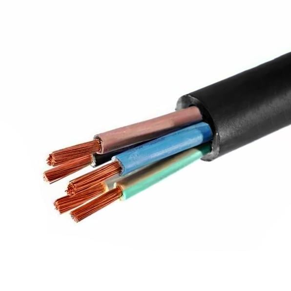 Провод медный ЗЗЦC ПВСнгLS/см мягкий пятижильный-многопроволочный 5х4 мм2 Черный (1388484-1C)