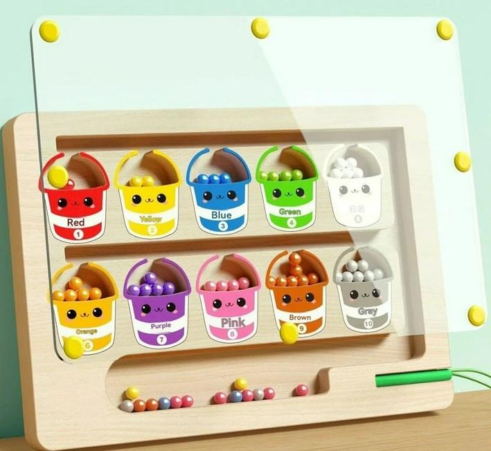 Магнитная доска головоломка Монтессори Лабиринт (1559)