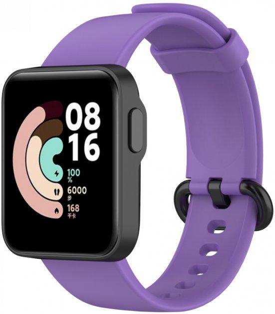 Силіконовий ремінець BeCover для Xiaomi Mi Watch Lite/Watch 2/Watch 2 Lite Purple (707646)