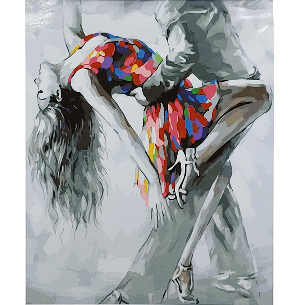 Картина по номерам Strateg Премиум Страстный танец 40x50 см (SY6929)