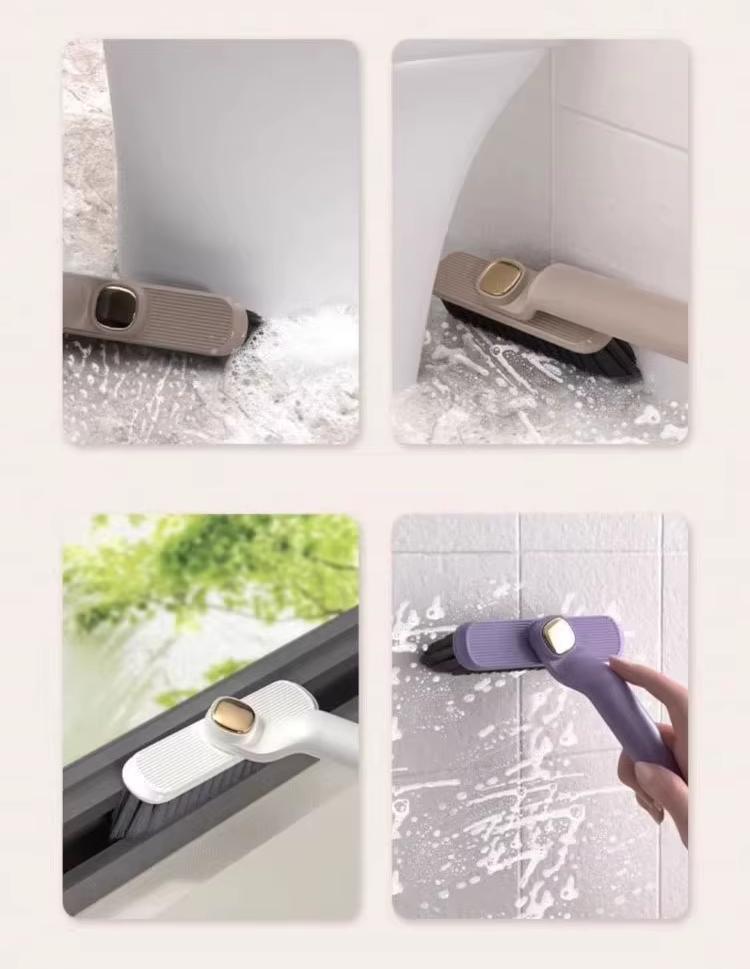 Щетка для уборки вращающаяся на 360° со встроенным пинцетом-скребком Фиолетовый (2610823754) - фото 8 Щетка для уборки вращающаяся на 360° со встроенным пинцетом-скребком Фиолетовый (2610823754) - фото 8