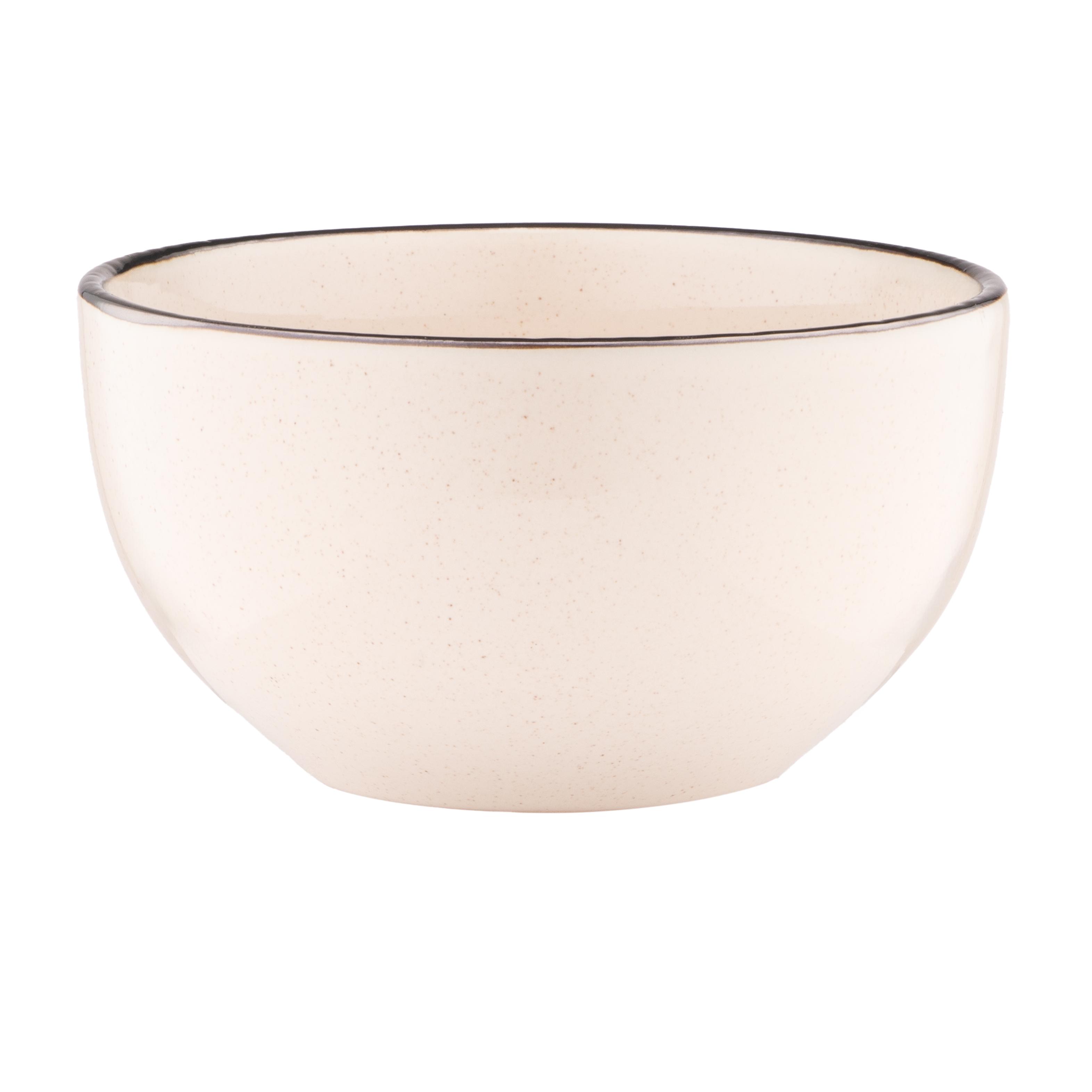 Салатник Ardesto Emilia керамическая текстура 610 мл Бежевый (620657)